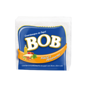 Guardanapo Bob Folha Simples 30cm x 30cm - 50 folhas