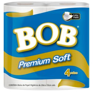 Papel Higiênico Bob Premium Soft Neutro 20m - 16x4